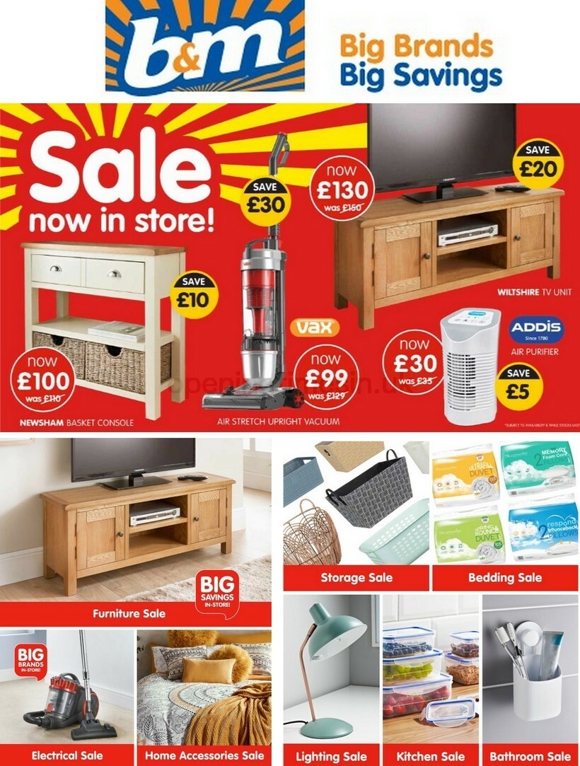 B&M Offers from 20 August