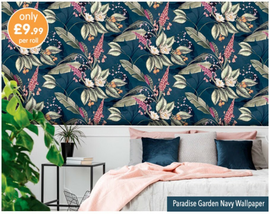 B&M NEW Season Wallpaper Offers from 2 October
