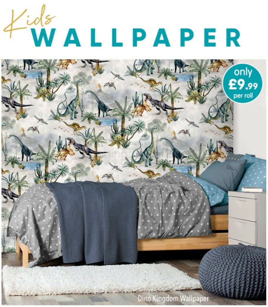 B&M NEW Season Wallpaper Offers from 2 October