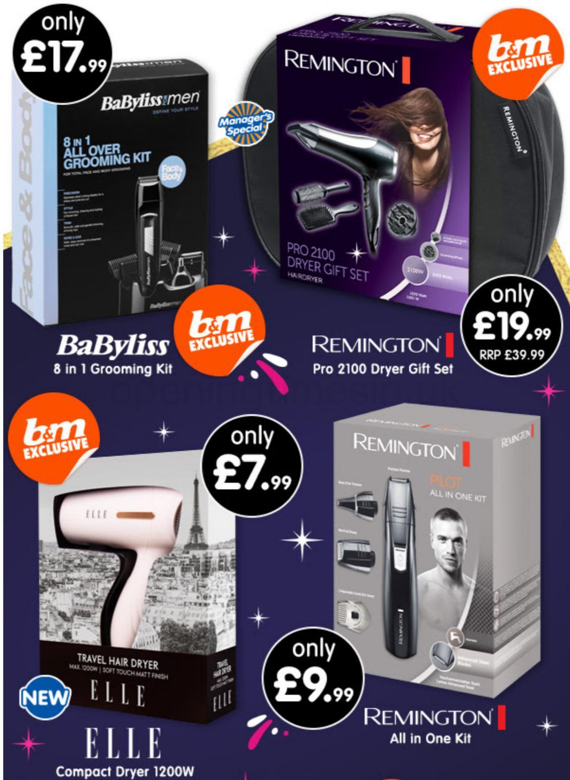 B&M Health & Beauty Offers from 1 December