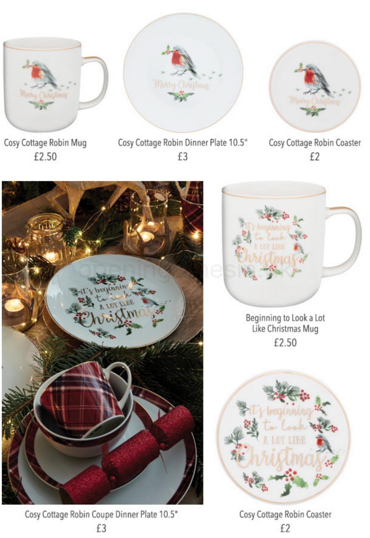 B&M Stylish Tableware Offers from 2 December