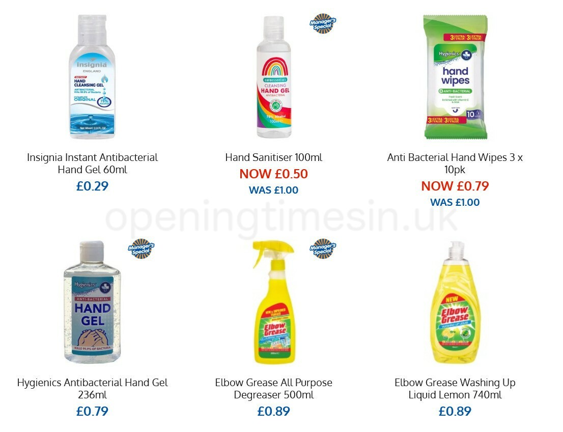 B&M Super Savings in our Super Clean Event Offers from 7 February