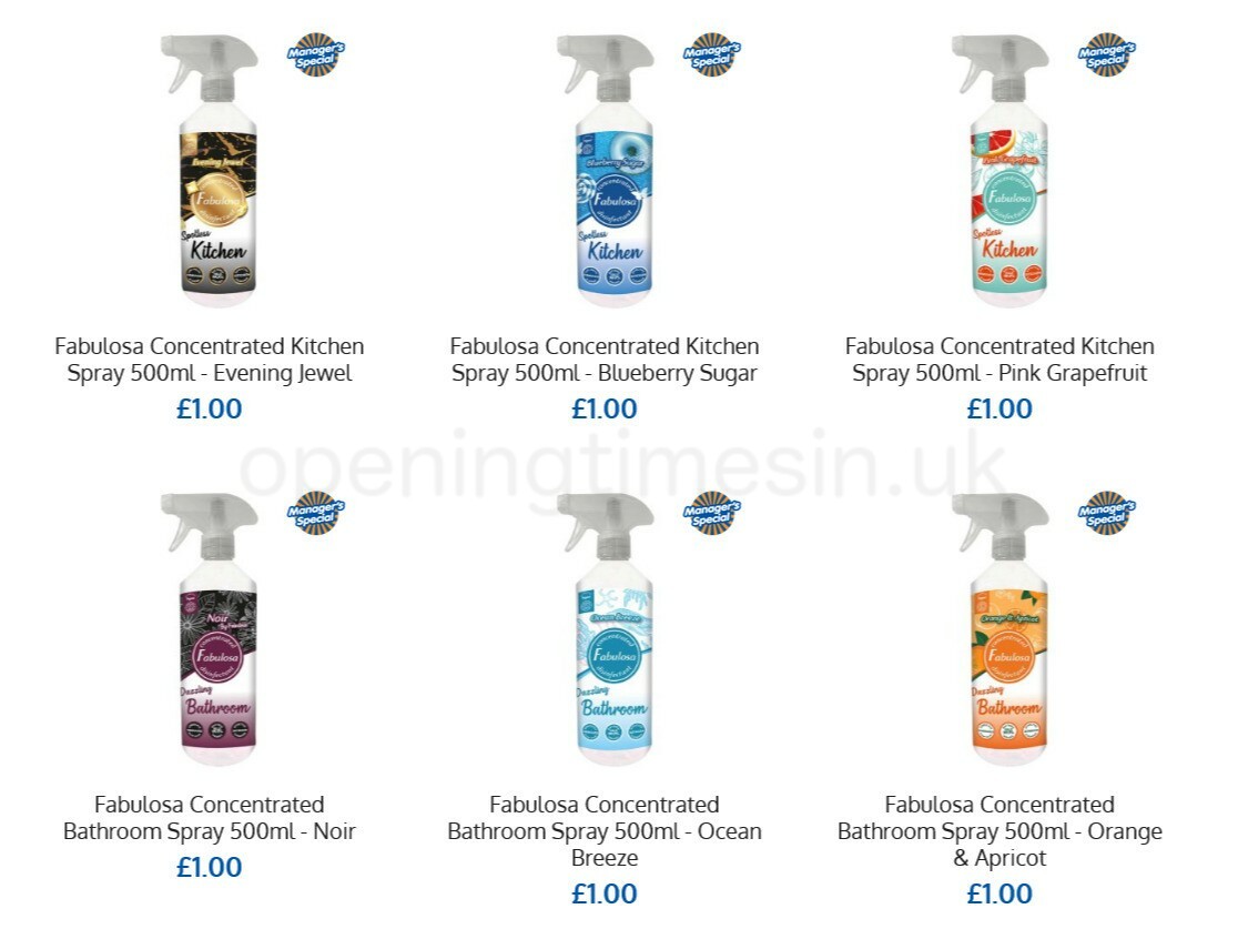 B&M Super Savings in our Super Clean Event Offers from 7 February