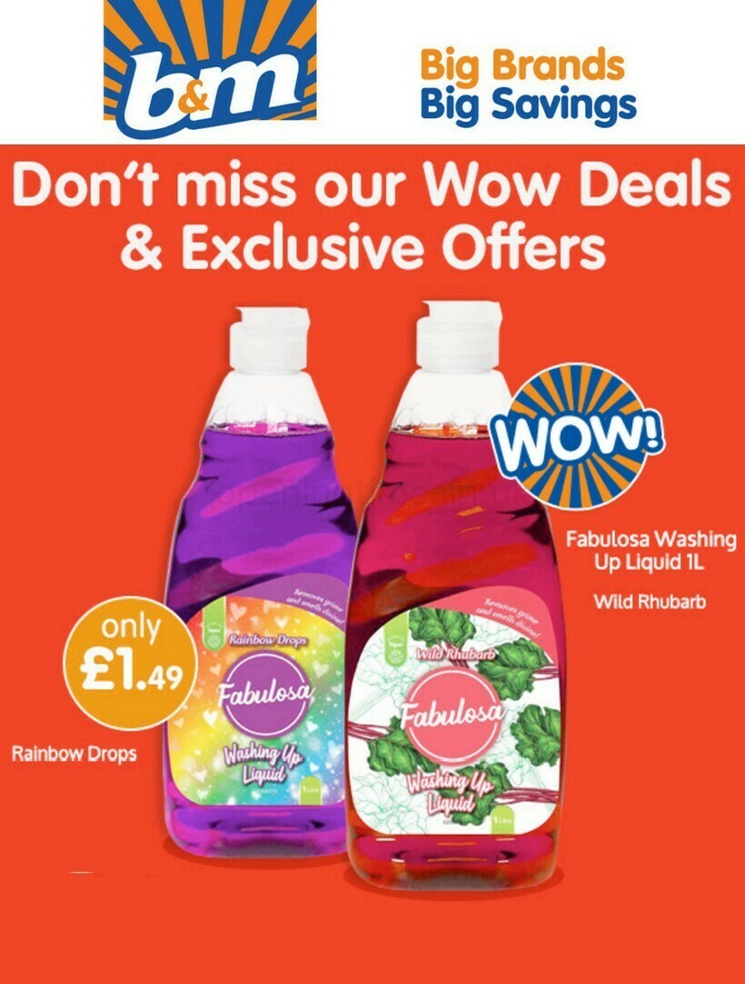 B&M Offers from 20 February