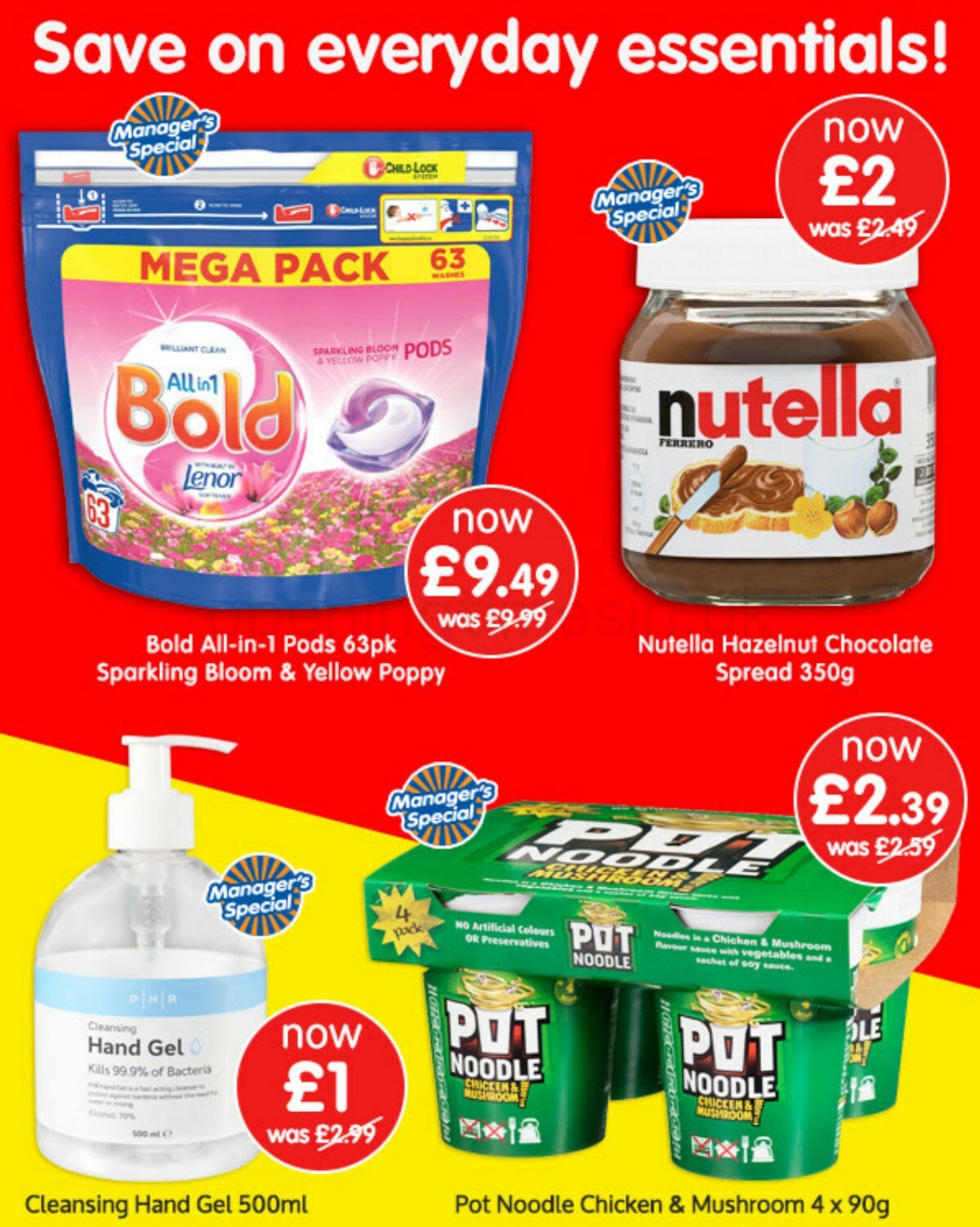 B&M Manager's Specials Offers from 19 March