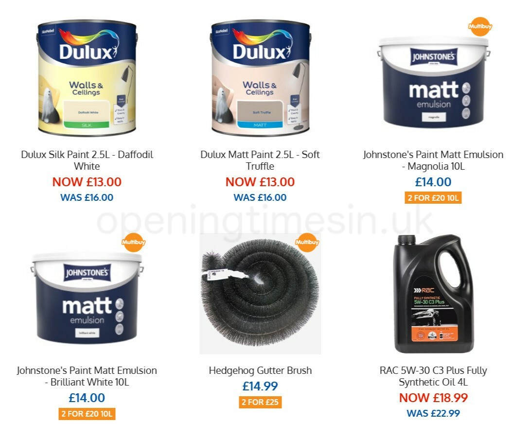 B&M Offers from 6 April