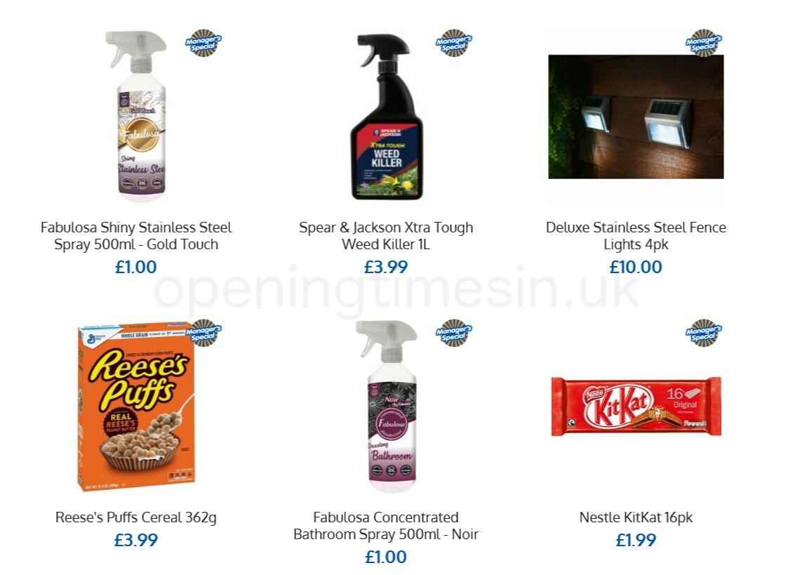 B&M Offers from 21 April