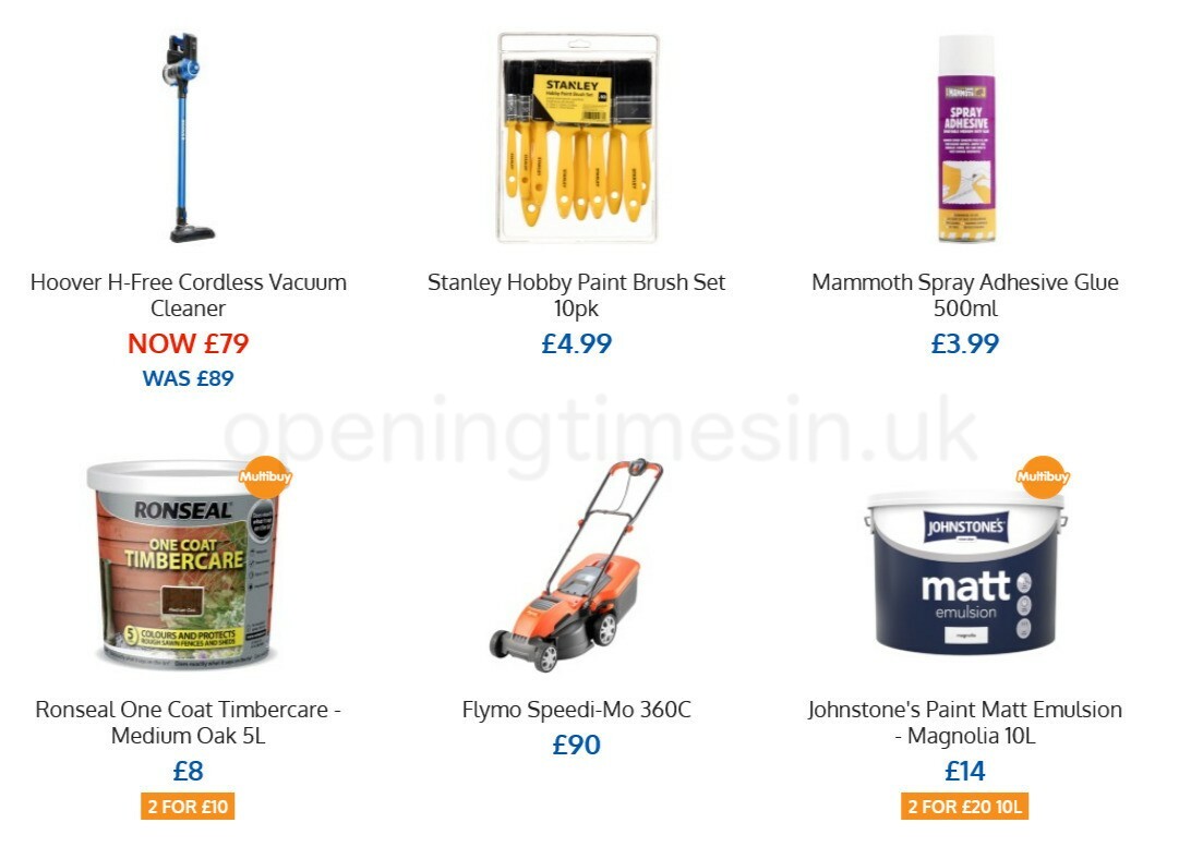 B&M Offers from 30 April
