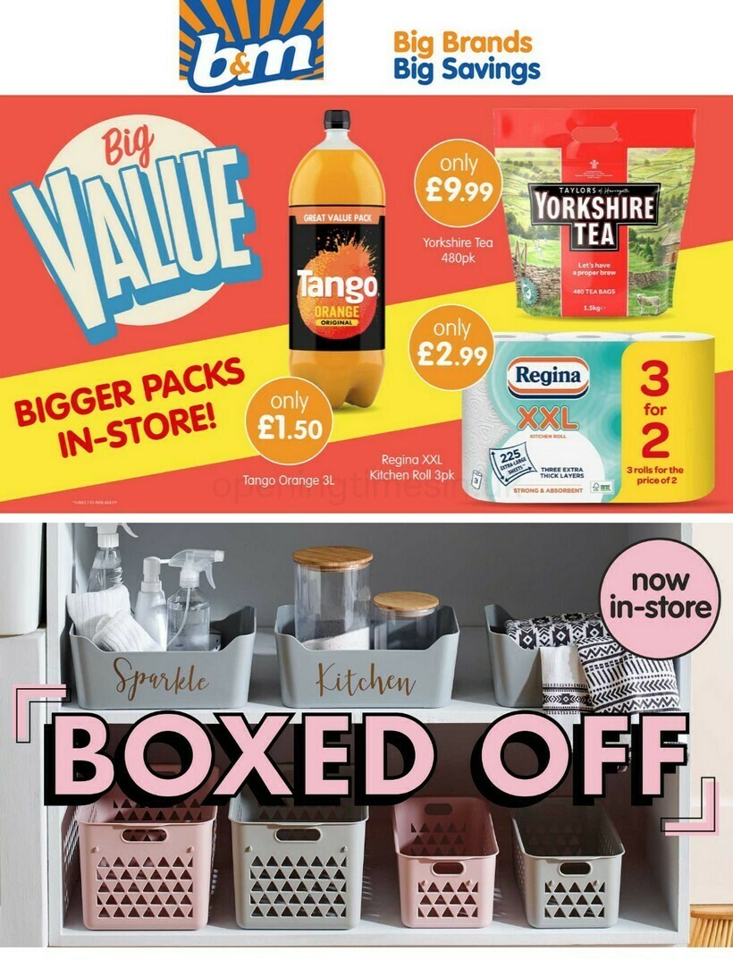 B&M Offers from 11 May