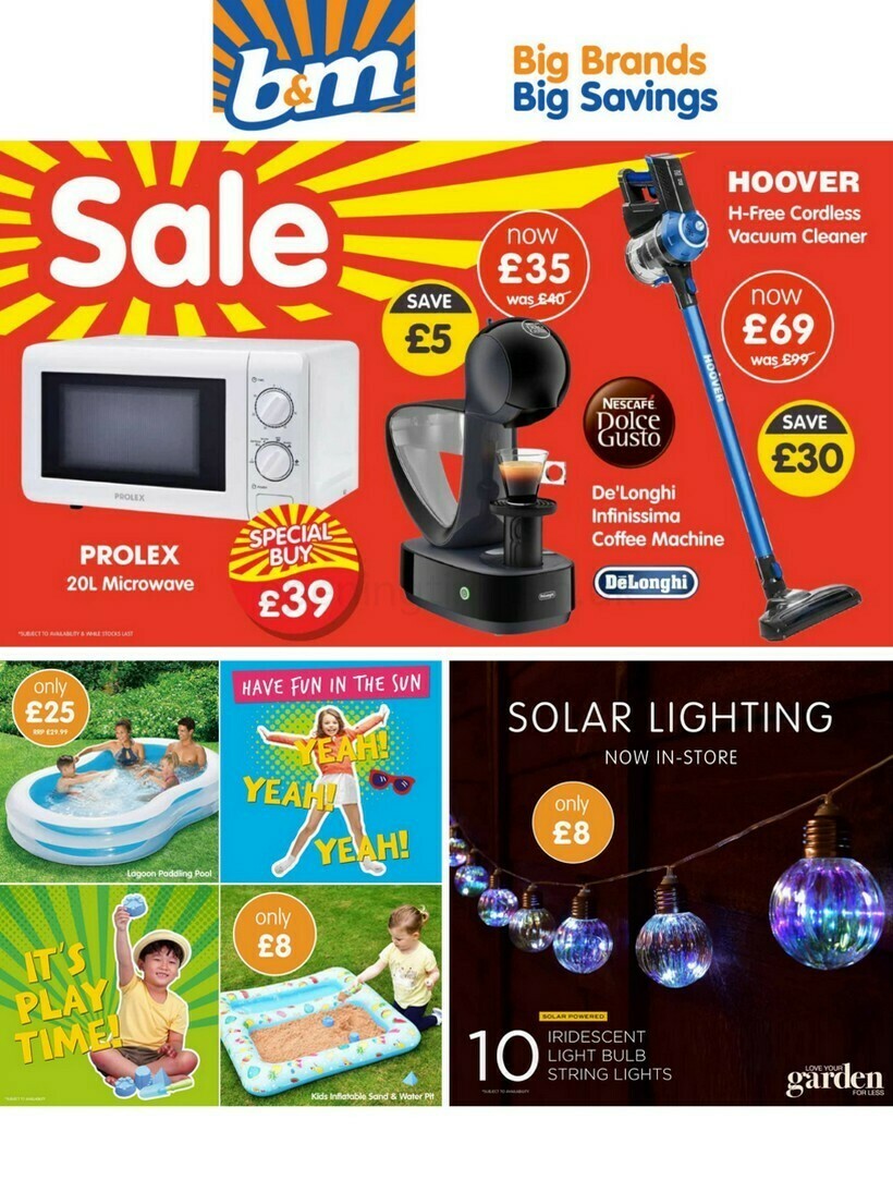 B&M Offers from 22 June