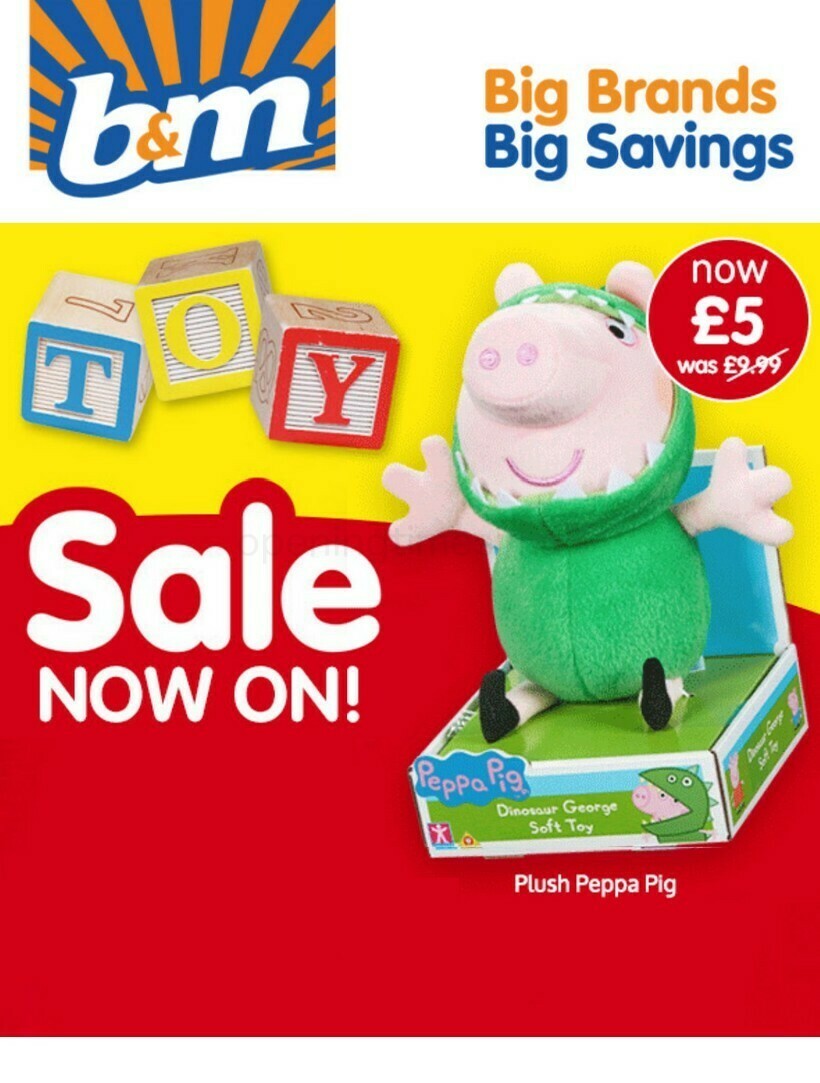 B&M Toys Sale Offers from 6 July