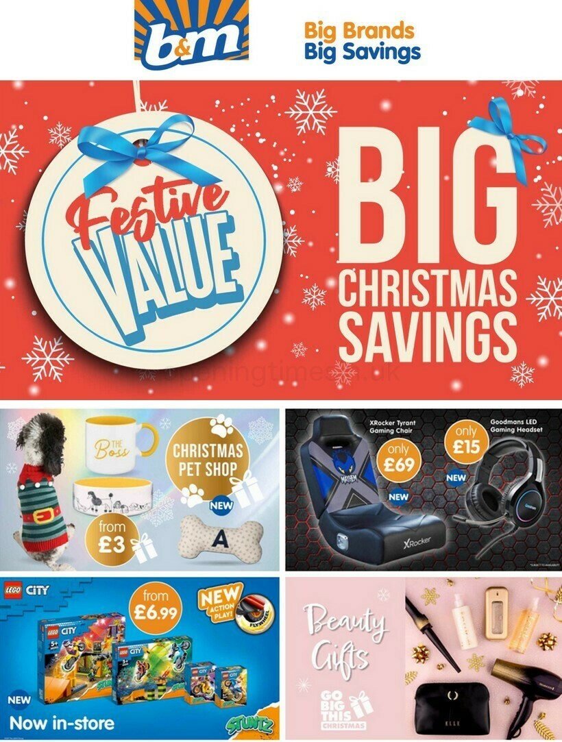 B&M Offers from 9 November