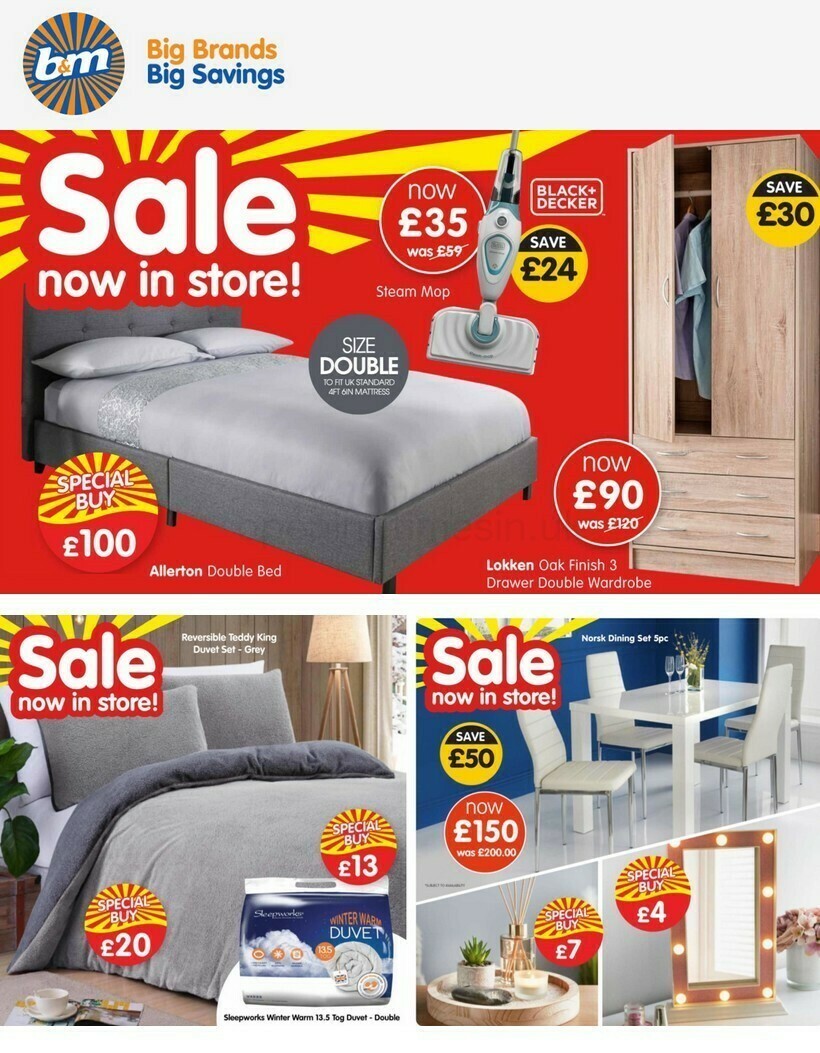 B&M Offers from December 29