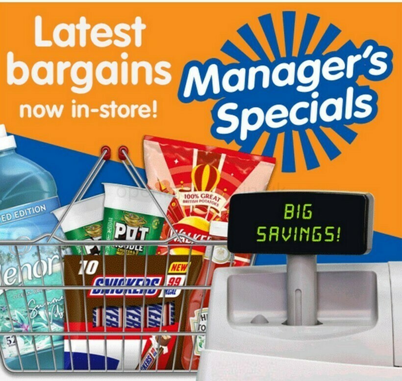 B&M Manager's Specials Offers from 25 January