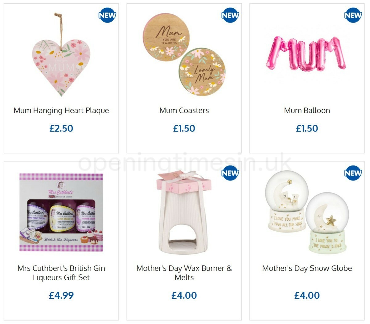 B&M Mother's Day Offers from 20 March