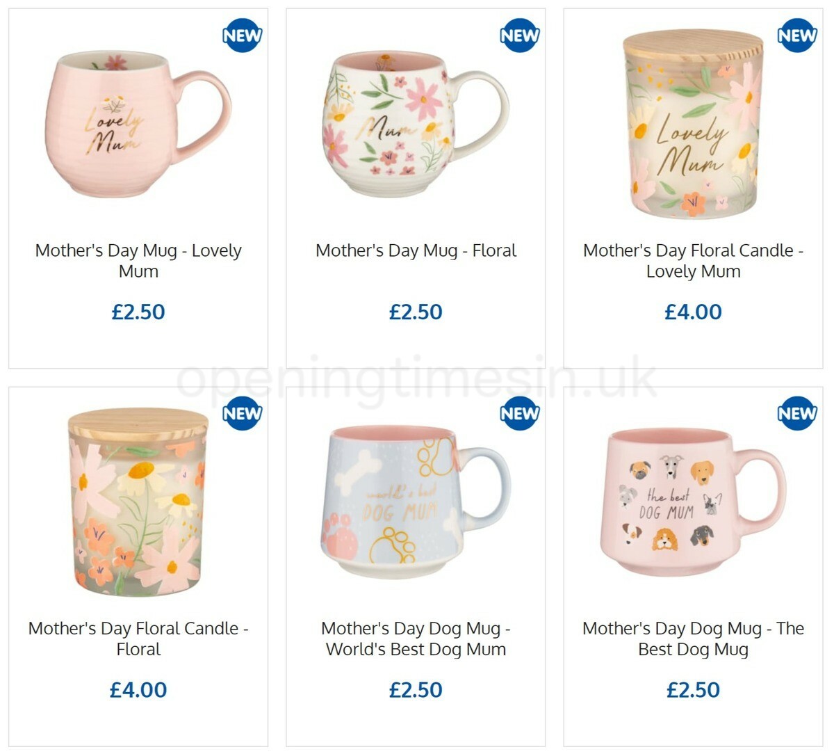 B&M Mother's Day Offers from 20 March