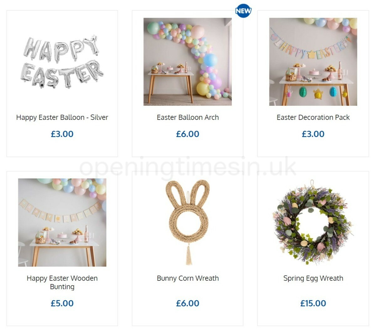 B&M Easter Offers from 25 March