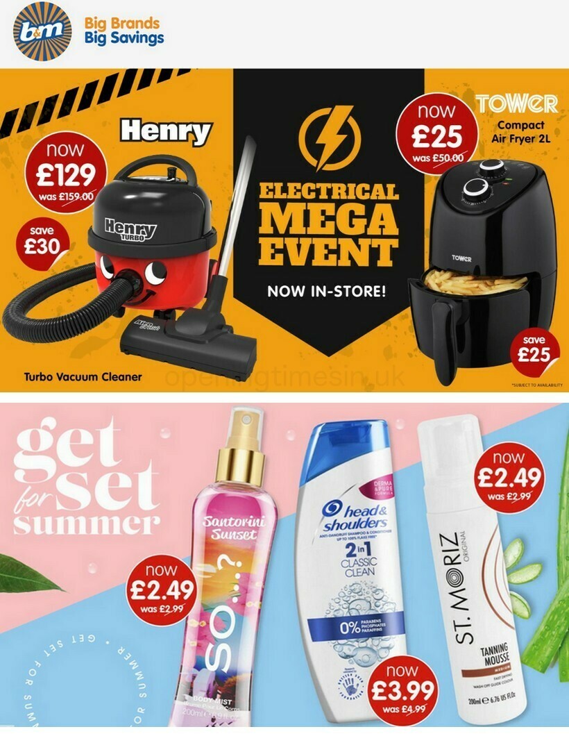 B&M Offers from 19 April