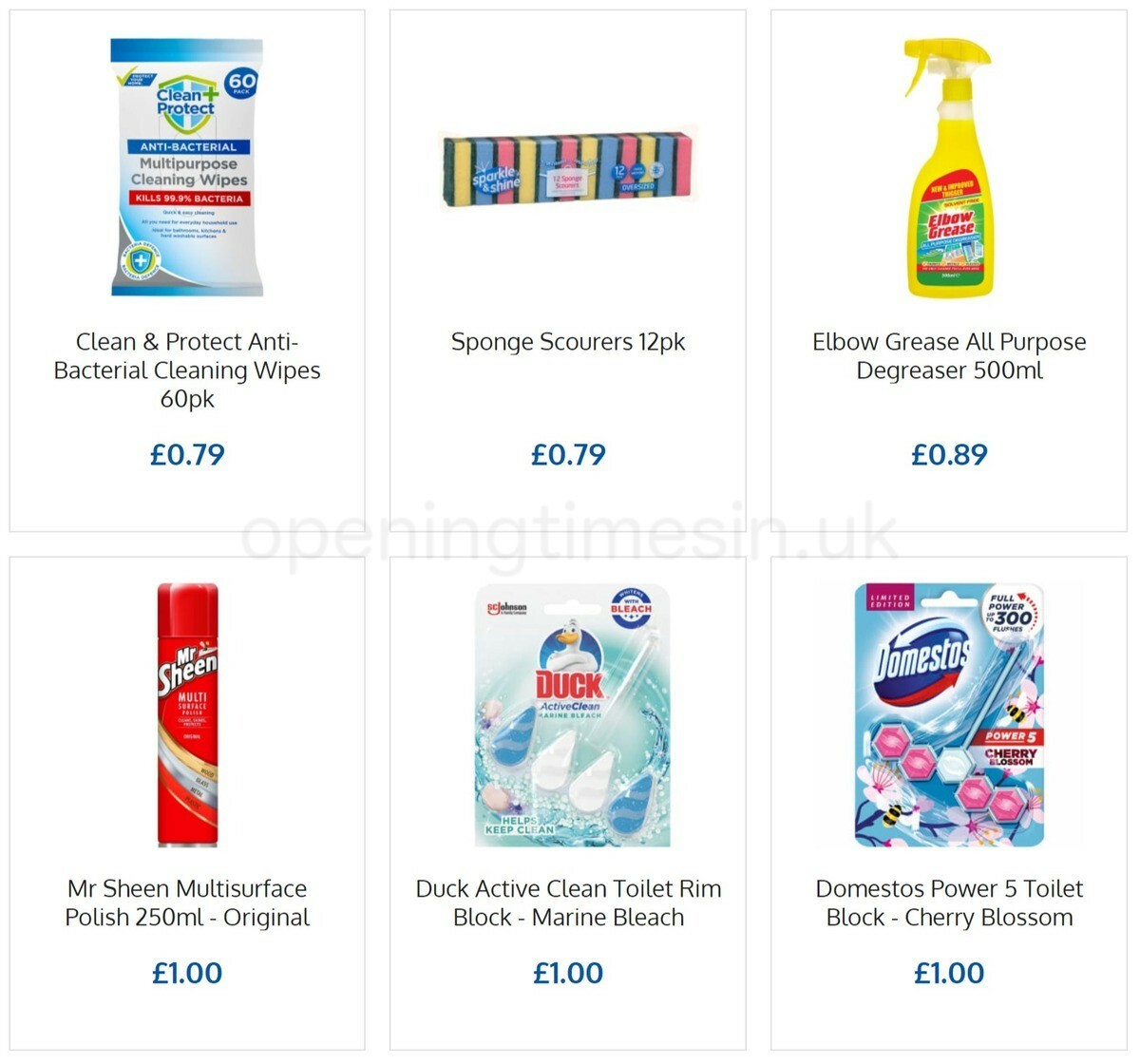 B&M Big Spring Clean Offers from 3 May