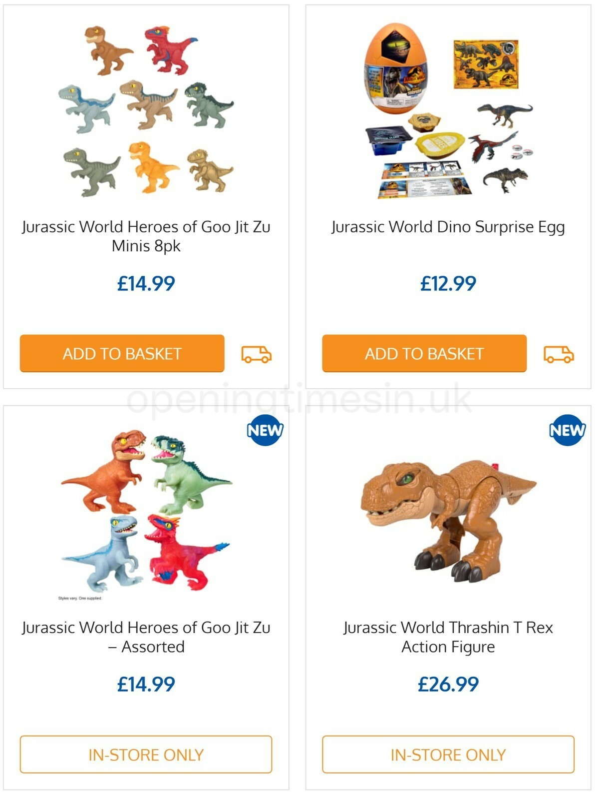 B&M Jurassic World Offers from 25 June