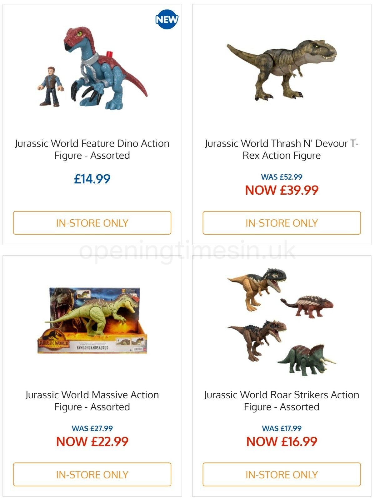 B&M Jurassic World Offers from 25 June
