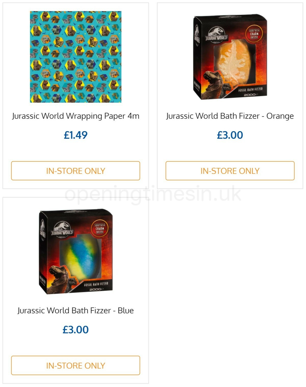 B&M Jurassic World Offers from 25 June