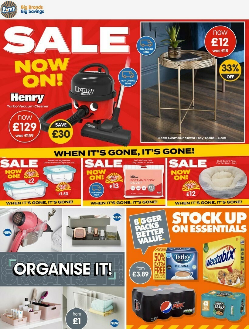 B&M Offers from 27 December