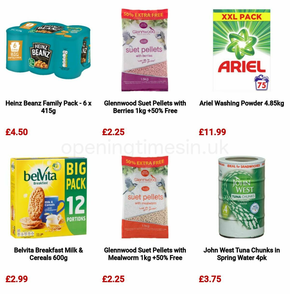 B&M Bigger Packs, Better Value Offers from 10 January
