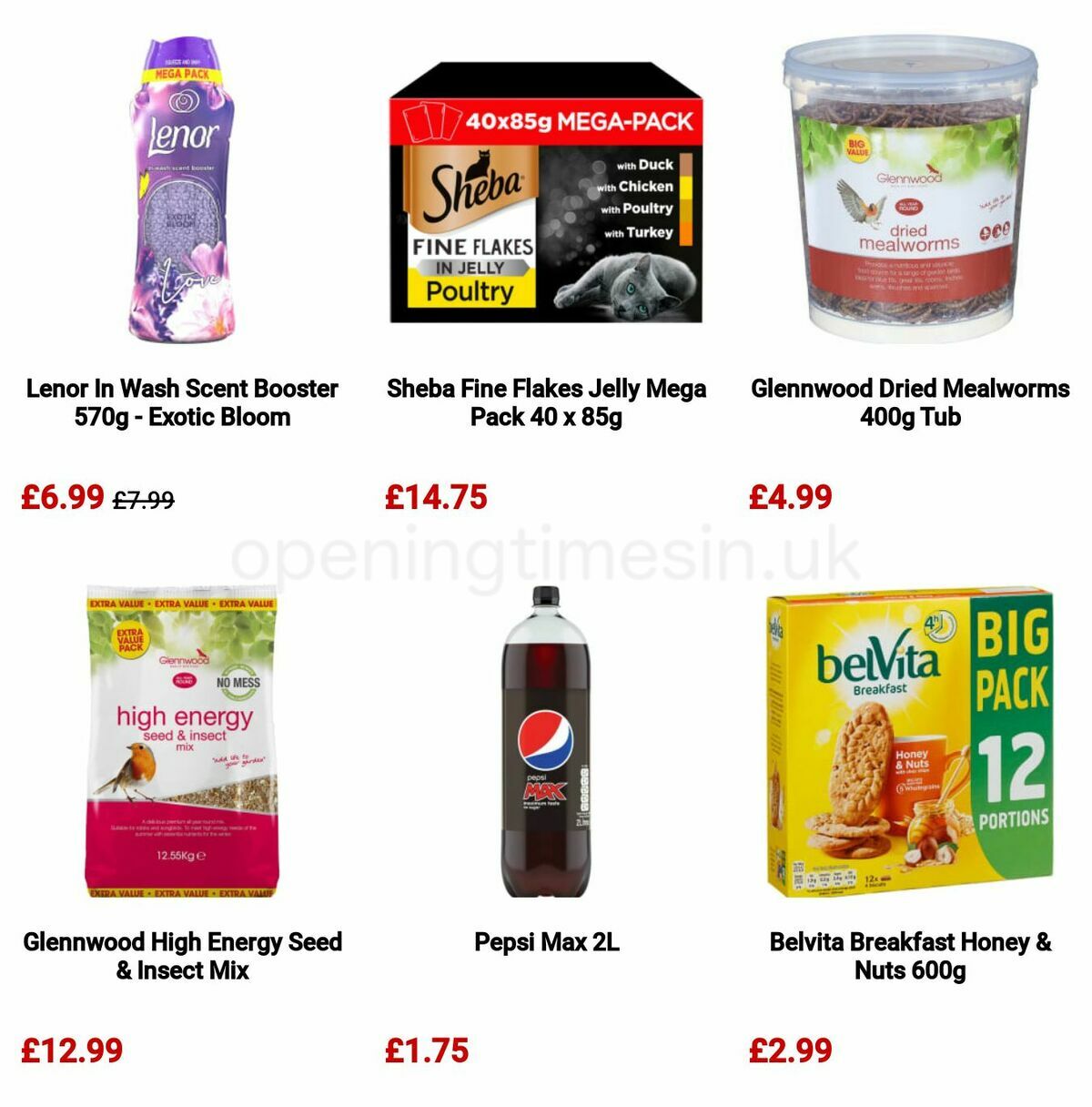 B&M Bigger Packs, Better Value Offers from 10 January