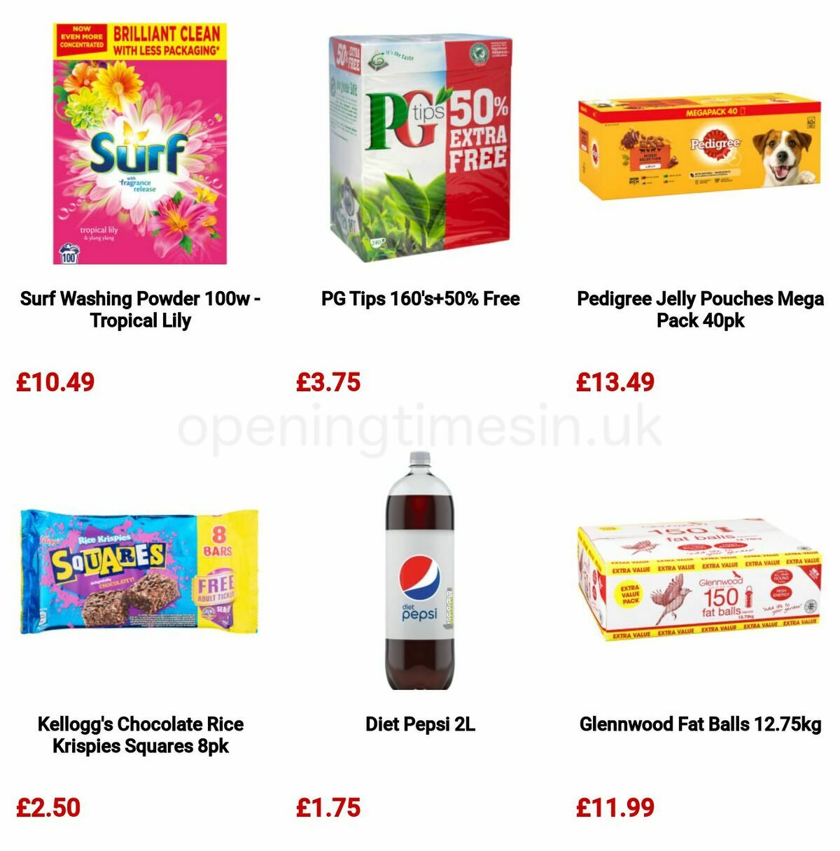 B&M Bigger Packs, Better Value Offers from 10 January
