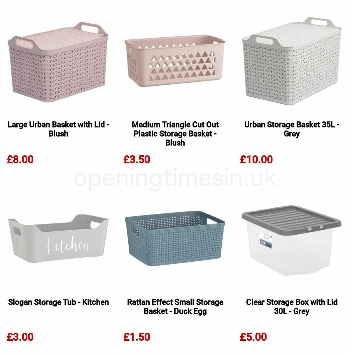 B&M Organise It Offers from 16 January