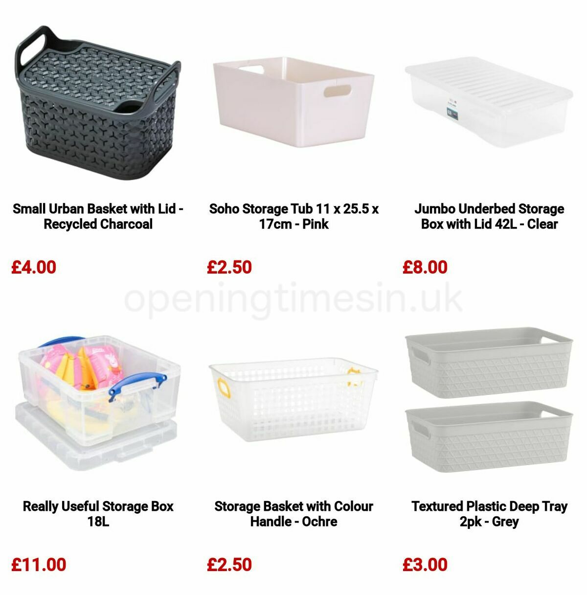 B&M Organise It Offers from 16 January