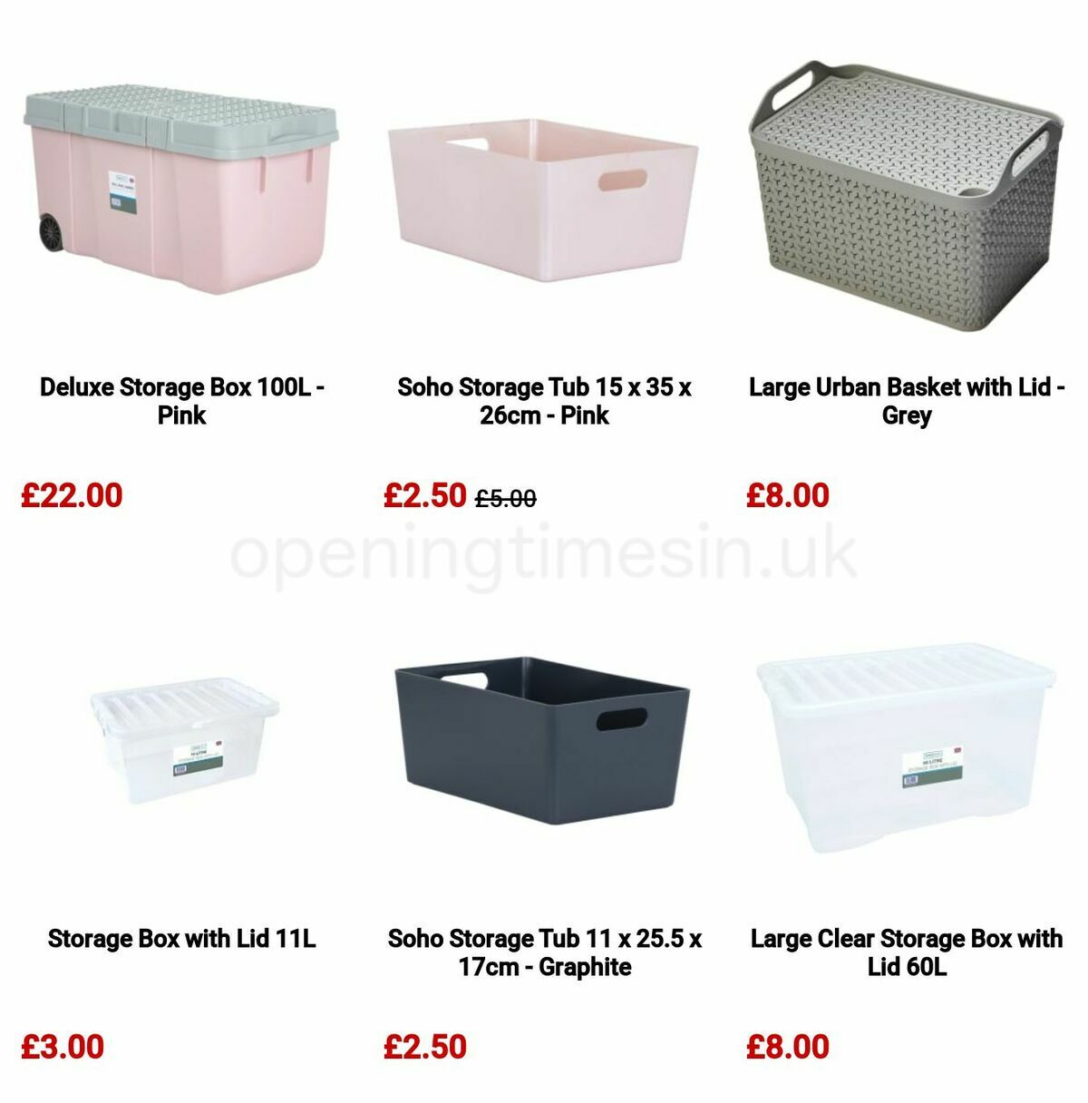 B&M Organise It Offers from 16 January