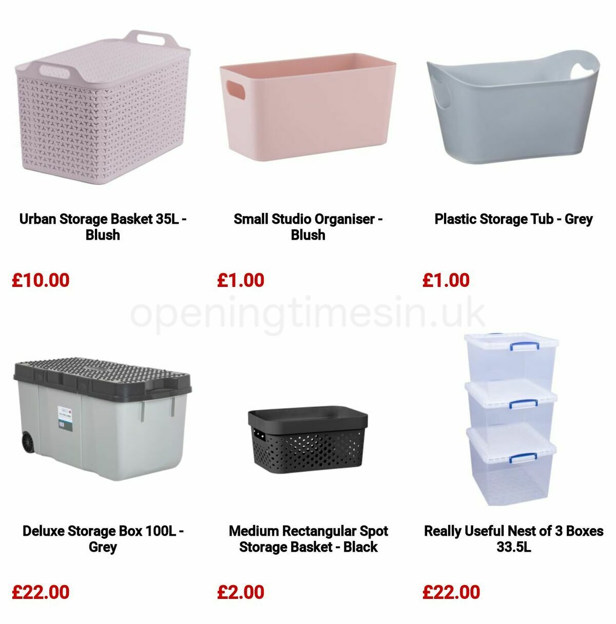 B&M Organise It Offers from 16 January