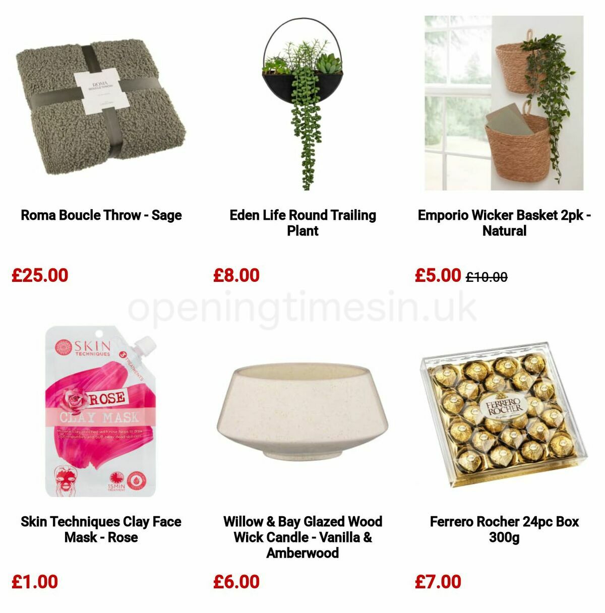 B&M Mother's Day Offers from 28 February