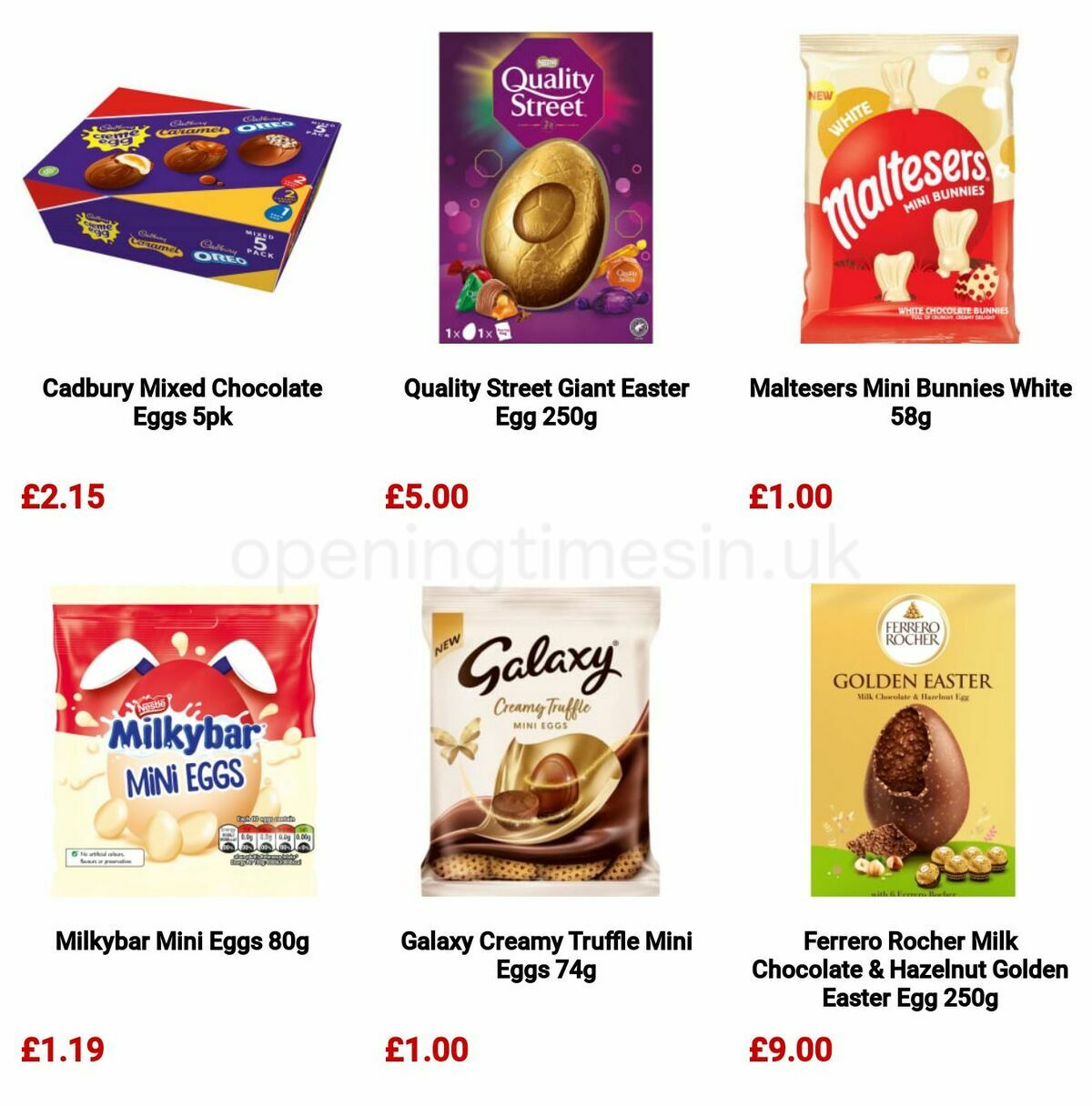 B&M Easter Offers from 7 March