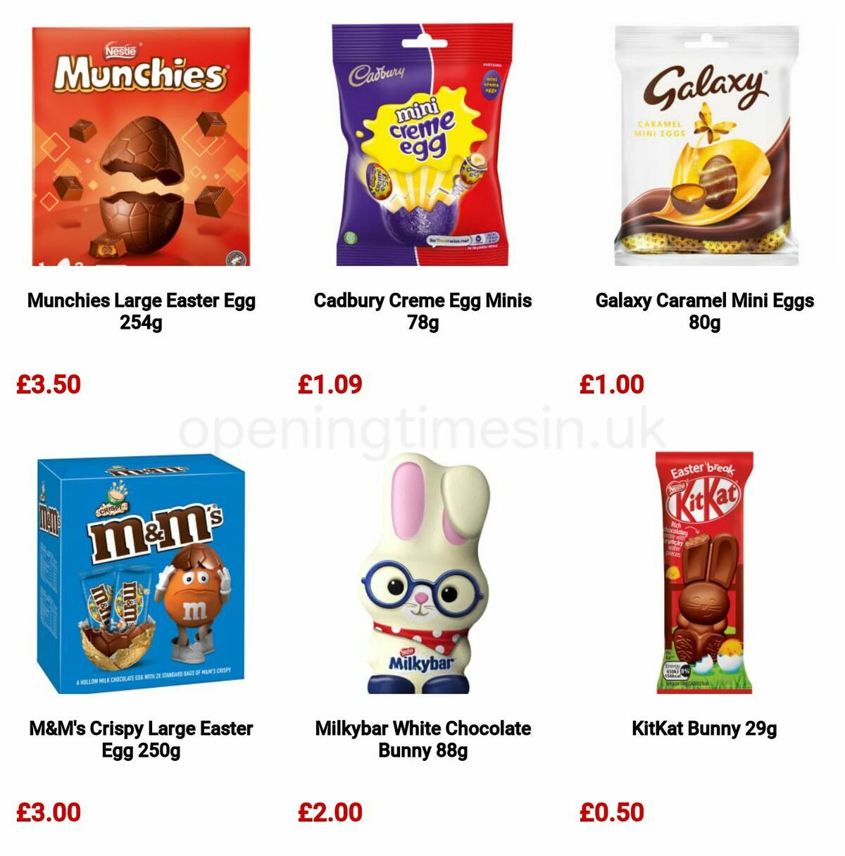 B&M Easter Offers from 7 March