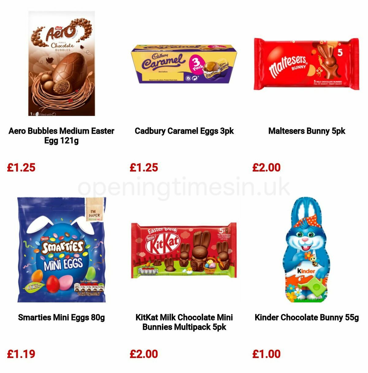 B&M Easter Offers from 7 March