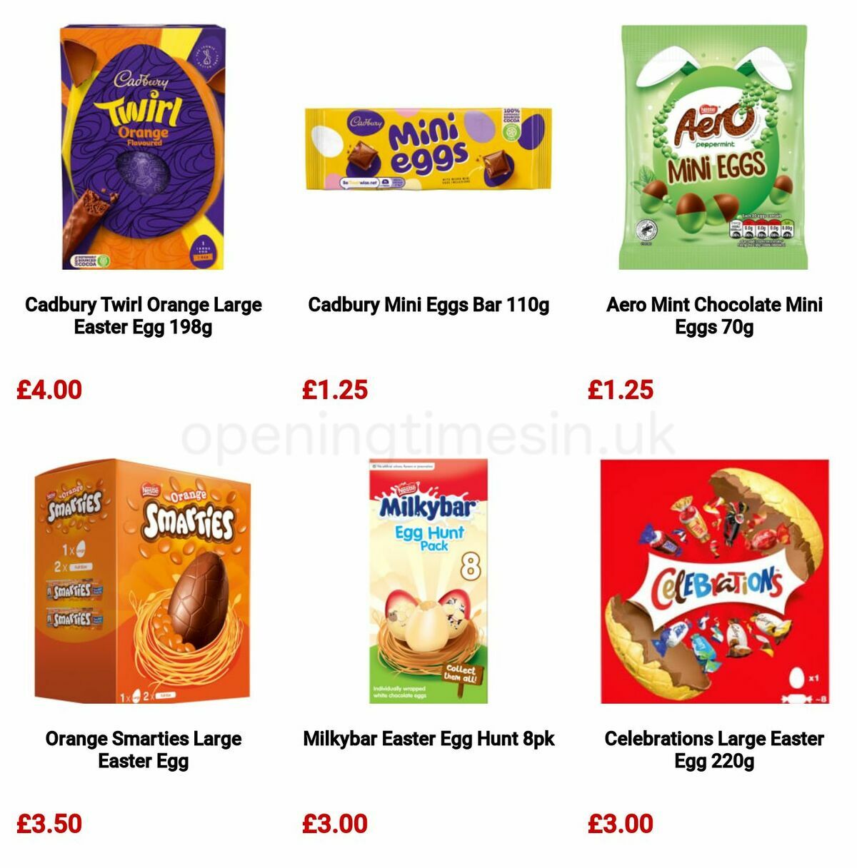 B&M Easter Offers from 7 March