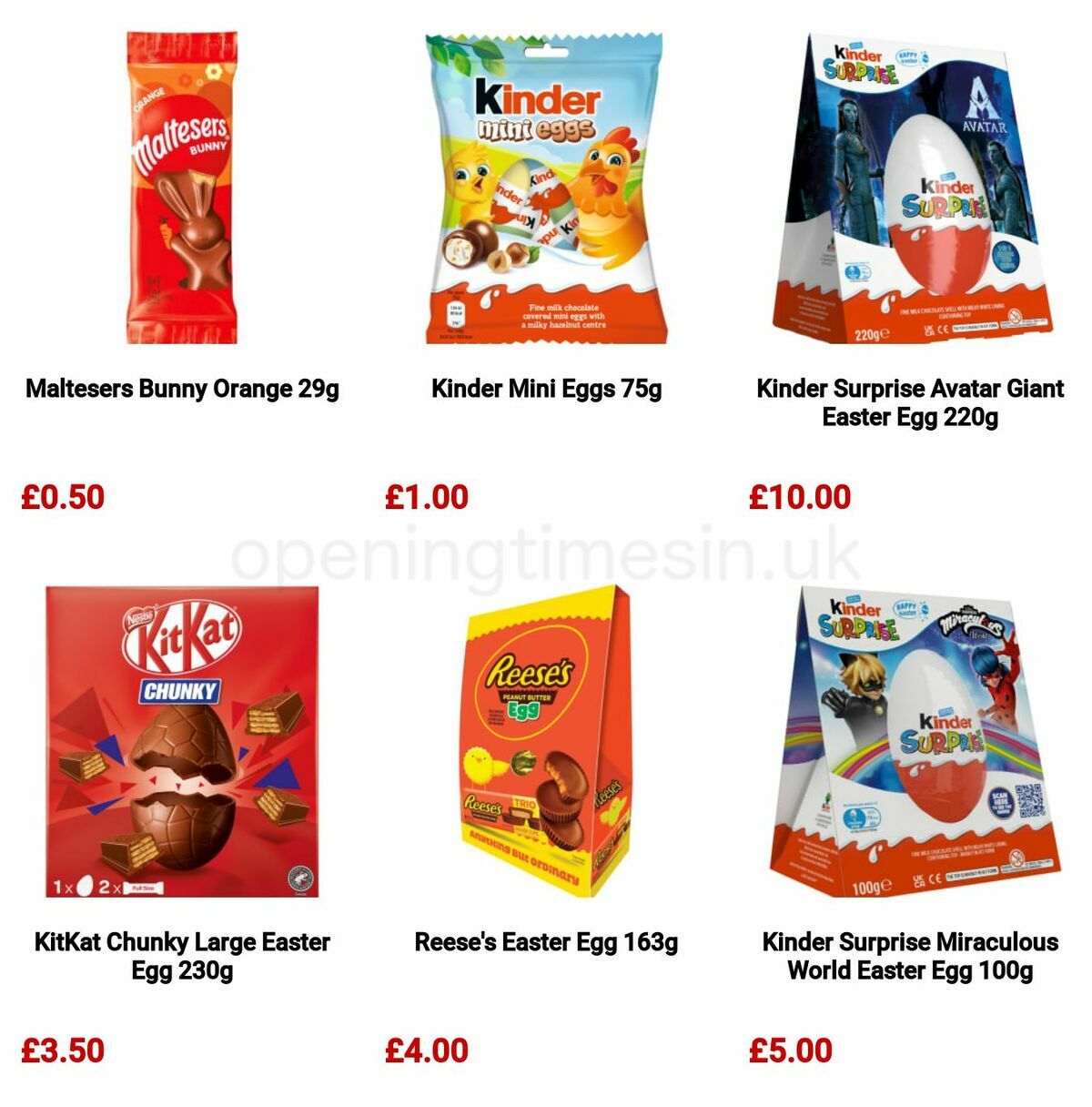 B&M Easter Offers from 7 March