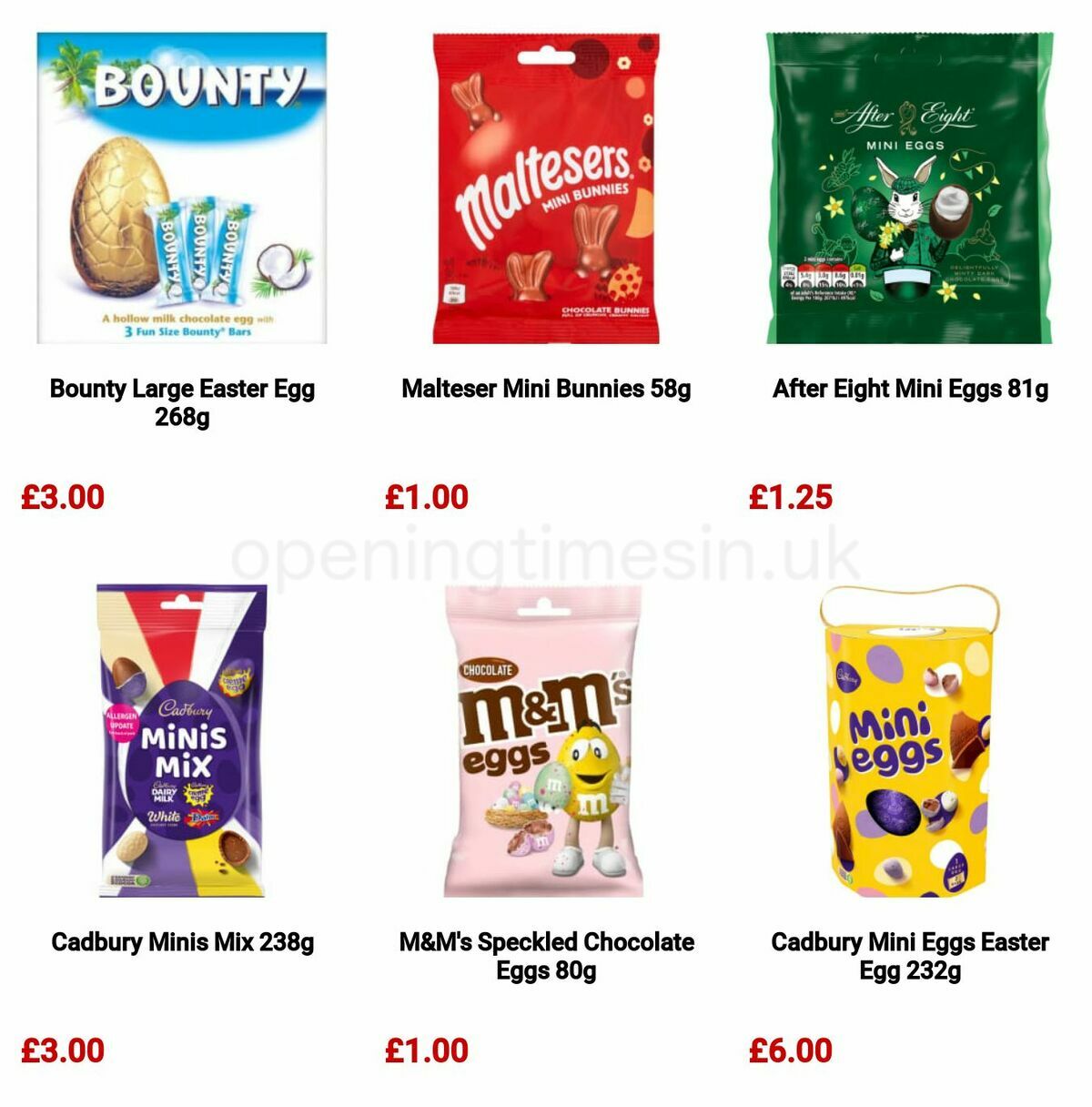 B&M Easter Offers from 7 March