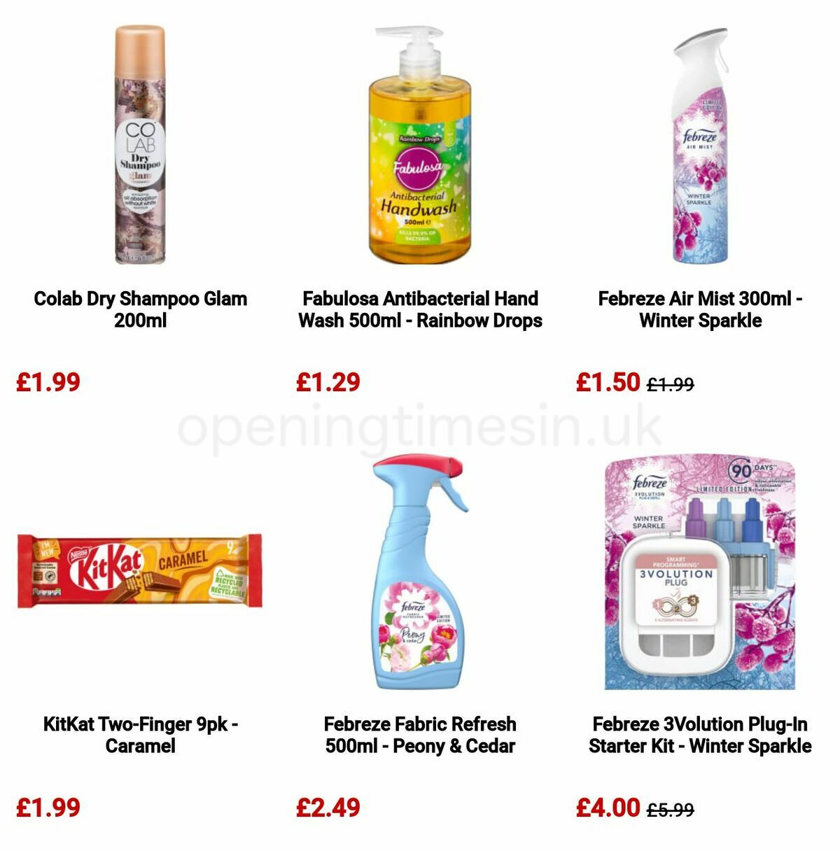 B&M Offers from 1 May