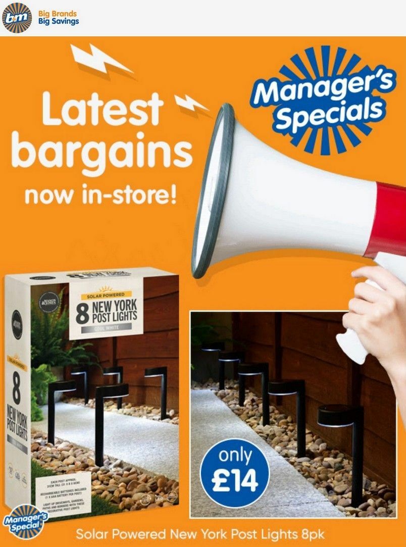 B&M Offers from 27 June
