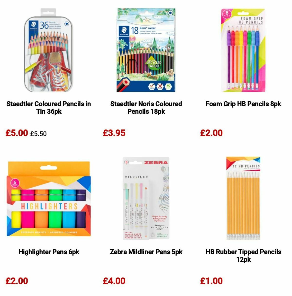 B&M Back to School Offers from 15 August