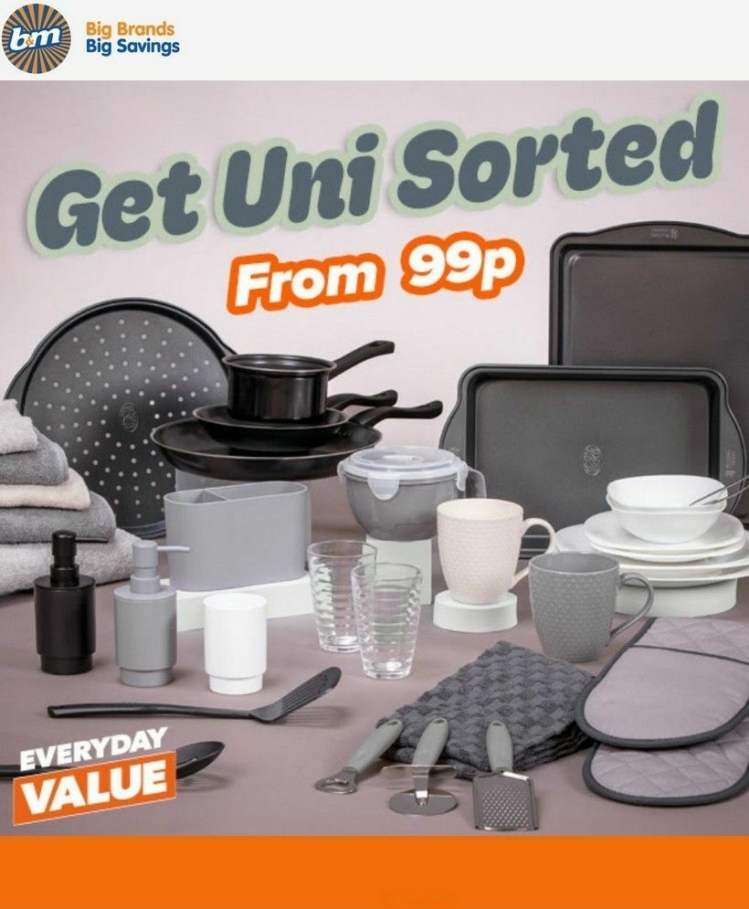 B&M Student Essentials Offers from 5 September