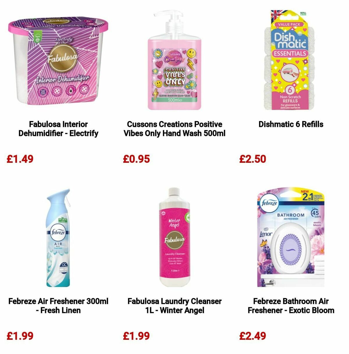 B&M Big Clean Offers from 19 September