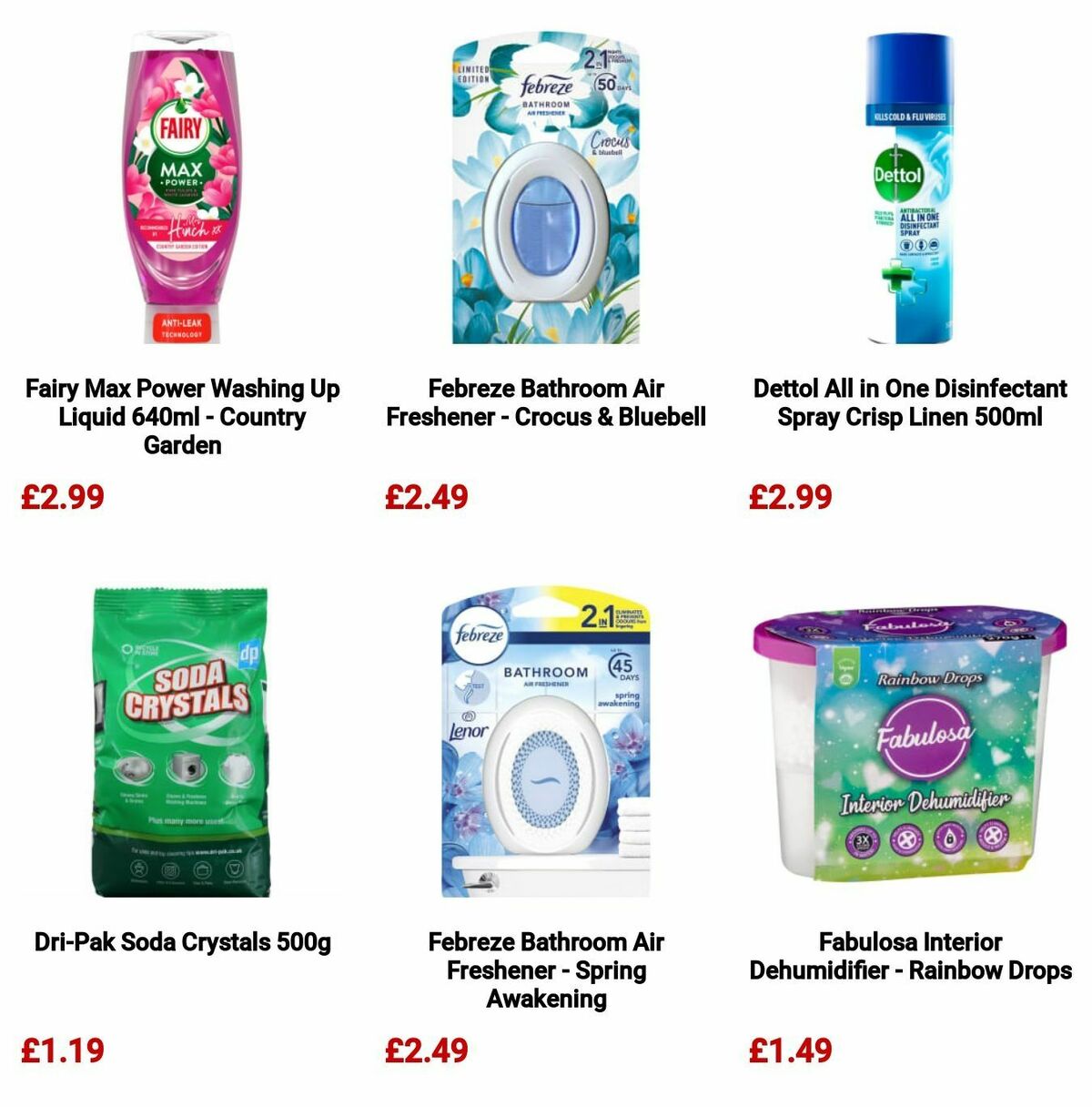 B&M Big Clean Offers from 19 September