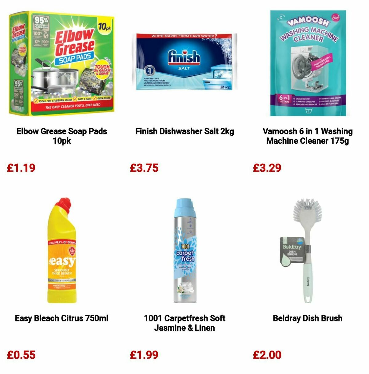 B&M Big Clean Offers from 19 September