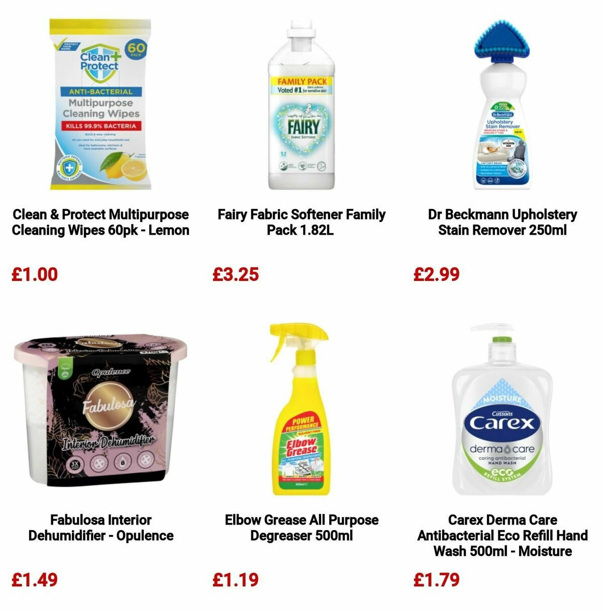 B&M Big Clean Offers from 19 September
