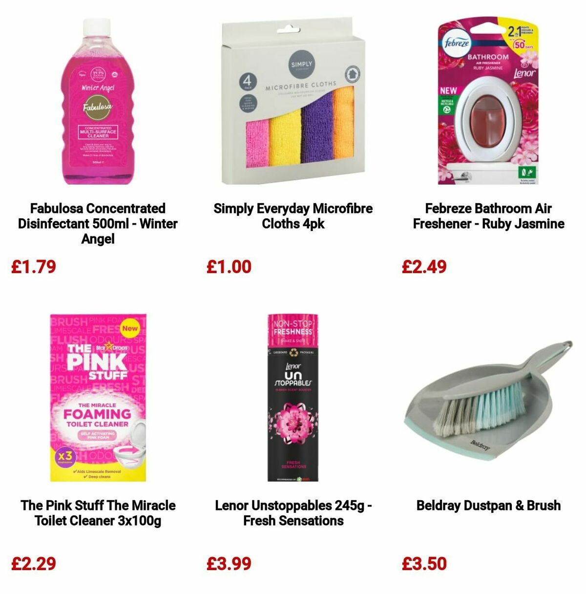 B&M Big Clean Offers from 19 September